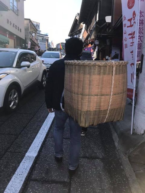 特別注文】竹製背負い篭 : 藤倉商店三代目の店長日記