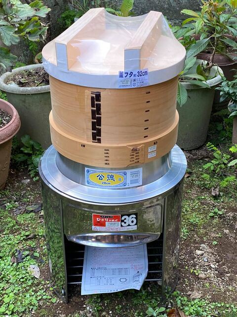 羽釜 かまど v 岐阜発 アルミ製 鍋 かまど 羽釜 炊き出し 直径40cm 高