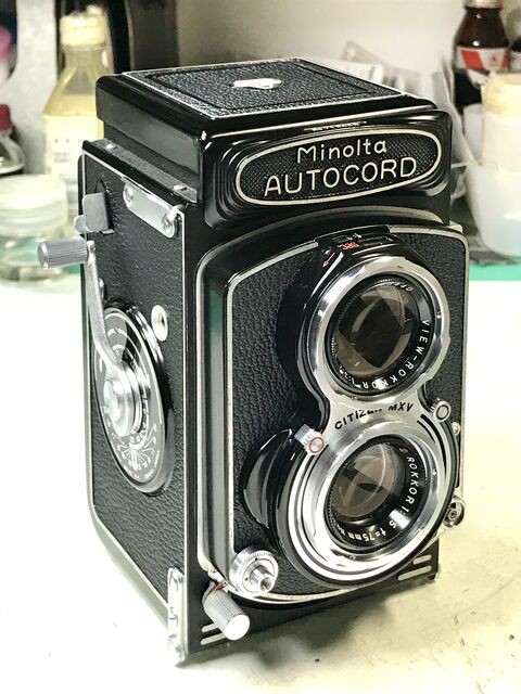 カメラ修理 minolta AUTOCORD（ミノルタ オートコード）の総合整備