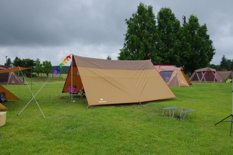 新潟キャンプ2日目は雨 タープを雨仕様にし 三条市観光へ 楽しいキャンプに Camp Fun