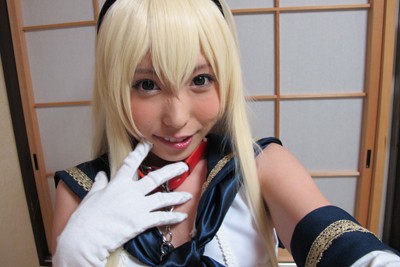 有村千佳 ちゃんの 艦これ 島風 コス Cosってハニー 当世射精気質