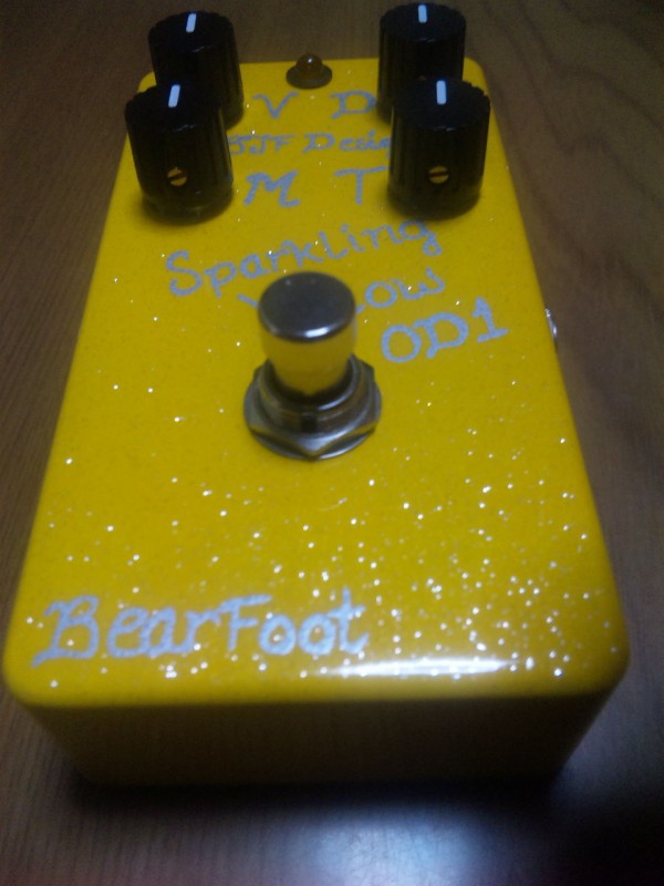BearFoot Sparkling Yellow OD2 オーバードライブ】Bearfoot Guitar