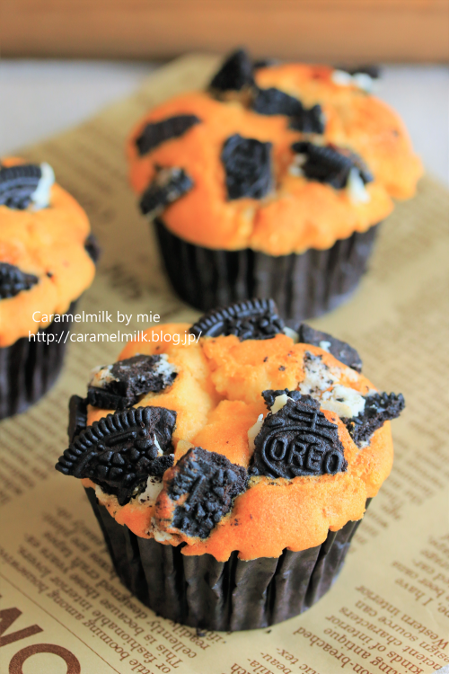 オレンジチーズのオレオマフィン きゃらめるみるく みぃのほんわか お菓子レシピ