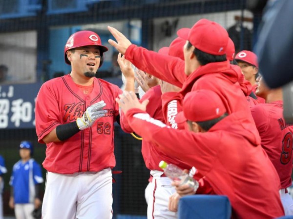 カープ末包、De東から2戦連発3号先制ホームラン!超東キラーが カープ末包、De東から2戦連発3号先制ホームラン!超東キラーが