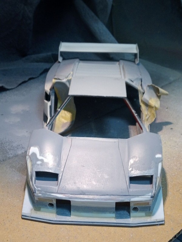 フジミ 1/20 ランボルギーニカウンタックレーシング改 製作記