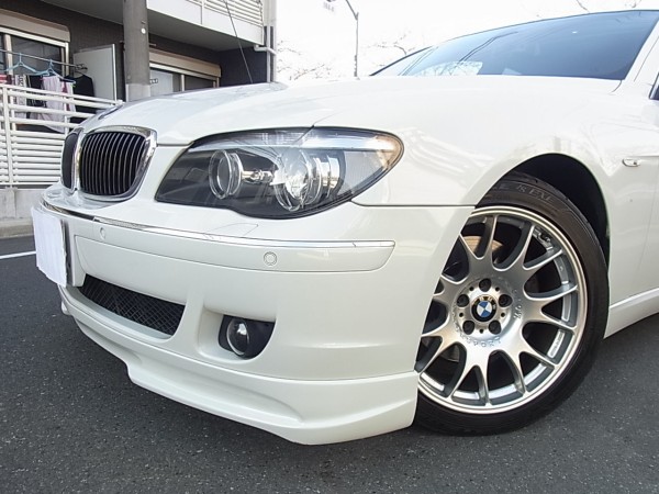 E65・2007年モデル】 E65 BMW 740i コンフォートPKG 希少ウッドコンビハンドル ローダウン BBS19AW 純正HDDナビTV  HID 車検32年9月☆ : ヤフオク専用 クルマ画像