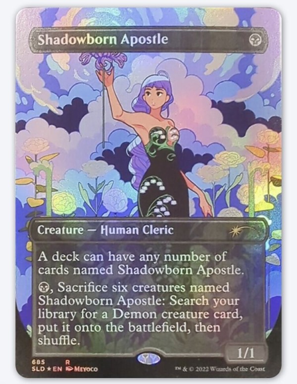 SALE❗️  影生まれの使徒　foil secret lair ボーナスシート secret lairボーナスシート枠当たりカードの影生まれの使徒685番