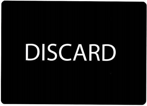 フィラーカード　DISCARD　foil Foil】《Discard Foil Filler Card》[エラーカード] | 日本最大