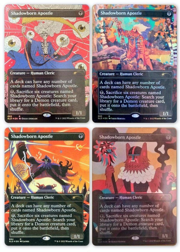 secret lairボーナスシート枠当たりカードの影生まれの使徒685番が