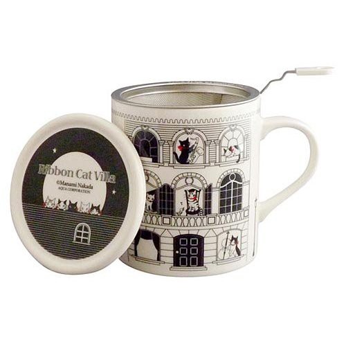 廃盤】吉沢深雪 CatChips 蓋 茶こし付きマグカップ 6点セット 廃盤