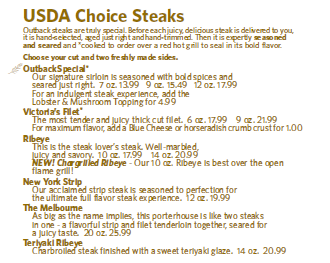 日本でもアウトバックステーキハウスは大人気 ただしステーキの値段はおよそ2倍 カリフォルニアワイン王 シャンパン王