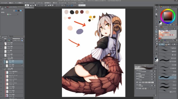 キャライラストメイキング講座 千葉デ学生ブログ