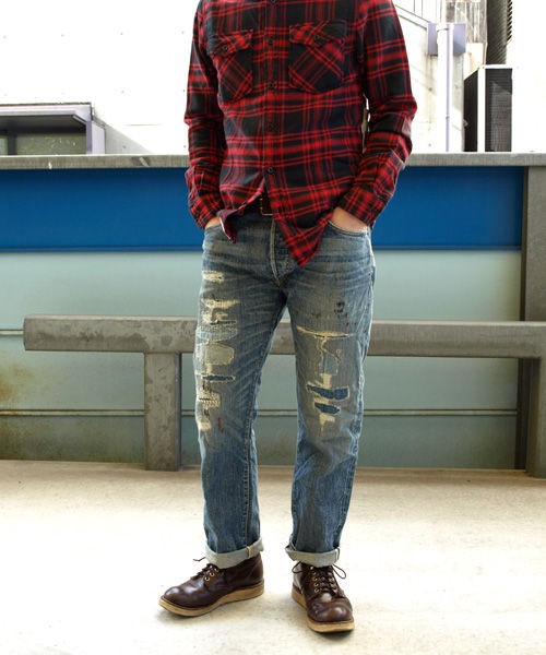 RRL #BOY-FIT DAMAGED DENIM : HUNKY DORY OSAKA BLOG