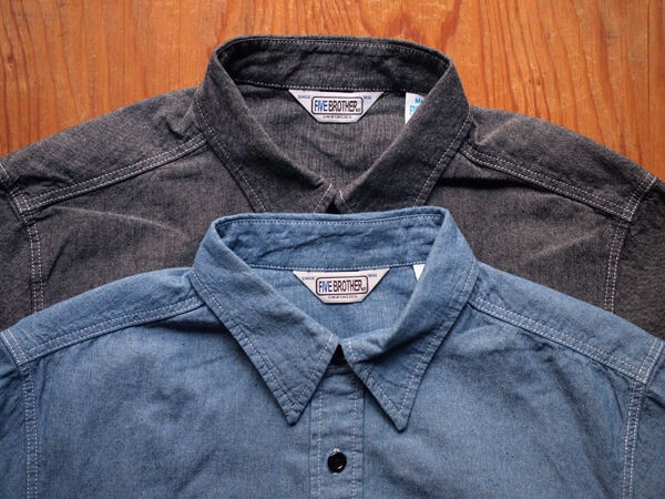 FIVE BROTHER / ファイブブラザー】Chambray Work Shirts. ブランド