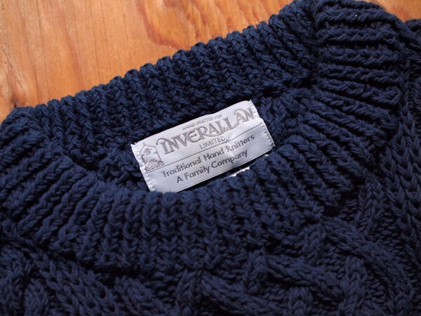 INVERALLAN / インバーアラン】Aran Knit Sweater 