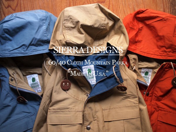 SIERRA DESIGNS / シエラデザインズ】60/40 Cloth Mountain Parka