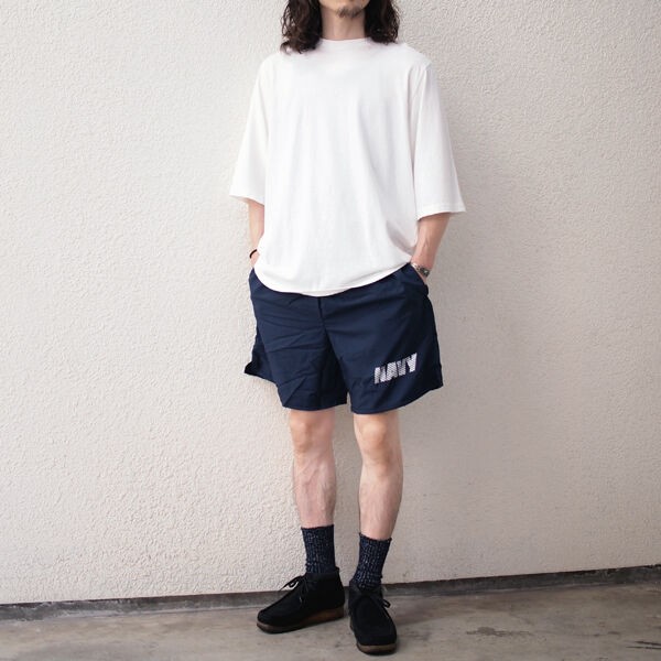 DEADSTOCK】US NAVY Physical Training Shorts. これからの夏に