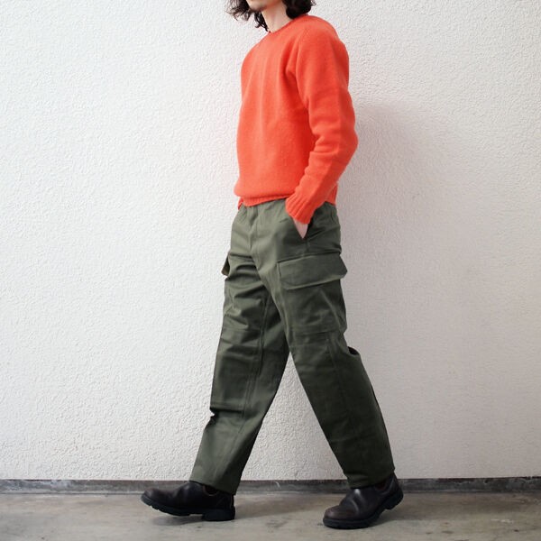 DEAD STOCK】70s French Army M-64 Trousers. 抜群のシルエットの良さ 