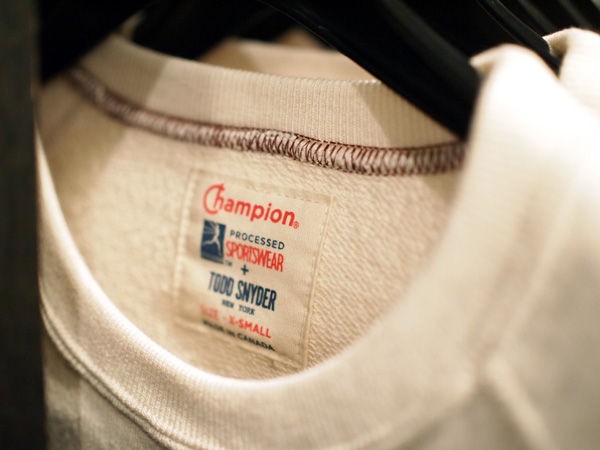 TODD SNYDER × Champion. : HUNKY DORY OSAKA BLOG
