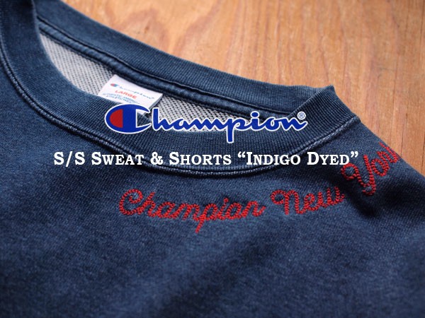 champion *インディゴ染めスウェットスカート＊チャンピオン Champion チャンピオン パーカー champion インディゴ染め 長袖