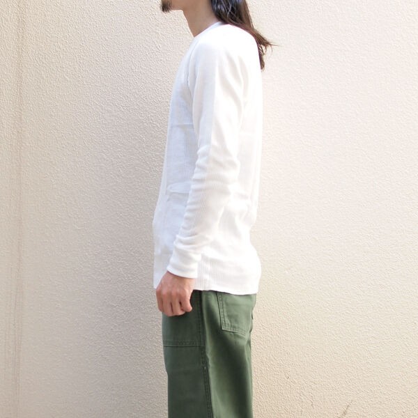 Hanes / ヘインズ】HM4-Y203 Thermal Top. 100% USAコットンを使用した