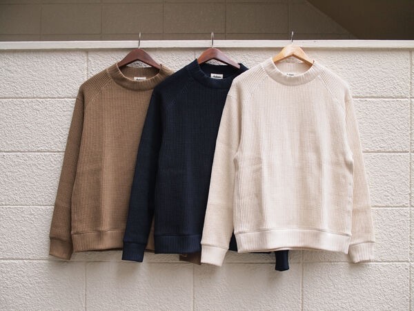 Jackman / ジャックマン】JM7200 Waffle Midneck 