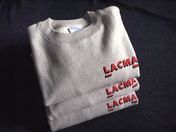 Champion】LACMA Hand Painted Sign Reverse Weave Sweat