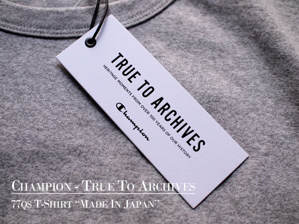 Champion - TRUE TO ARCHIVES】C3-Q302 77QS T-Shirt 