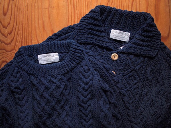 INVERALLAN / インバーアラン】Aran Knit Sweater 