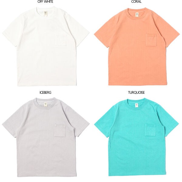 Jackman / ジャックマン】JM5870 Dotsume Pocket T-Shirt