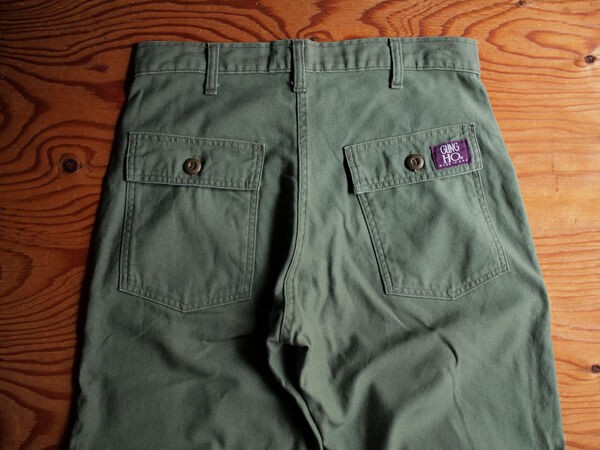 GUNG HO / ガンホー】Original Fatigue 4Pocket Pant 
