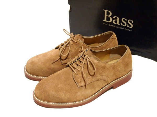 bass buckingham taupe suede