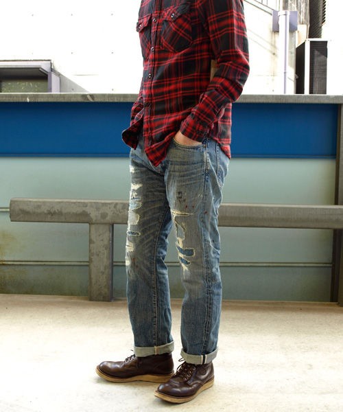 RRL #BOY-FIT DAMAGED DENIM : HUNKY DORY OSAKA BLOG