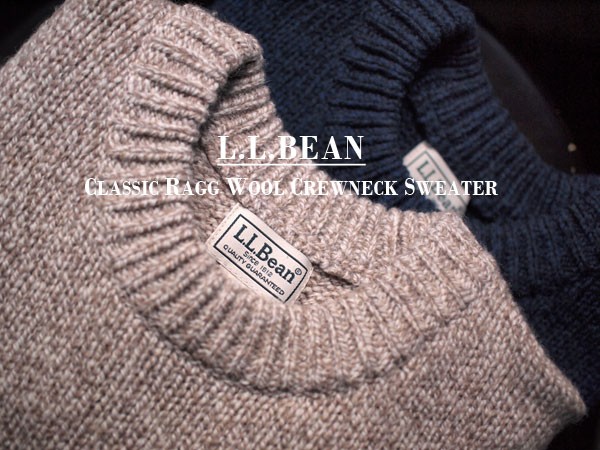 L.L.Bean / エルエルビーン】Classic Ragg Wool Crewneck