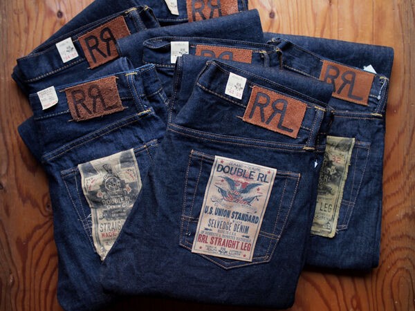 RRL / ダブルアールエル】STRAIGHT LEG ONCE WASHED JEAN. アメリカ