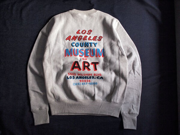 Champion】LACMA Hand Painted Sign Reverse Weave Sweat 