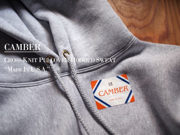 CAMBER / キャンバー】Cross-Knit Pullover Hooded Sweat 