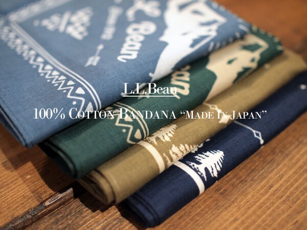 L.L.Bean バンダナ 華々しい