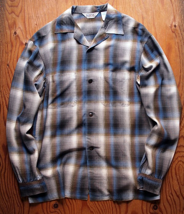 FIVE BROTHER / ファイブブラザー】Open Collar L/S Shirt. 1960