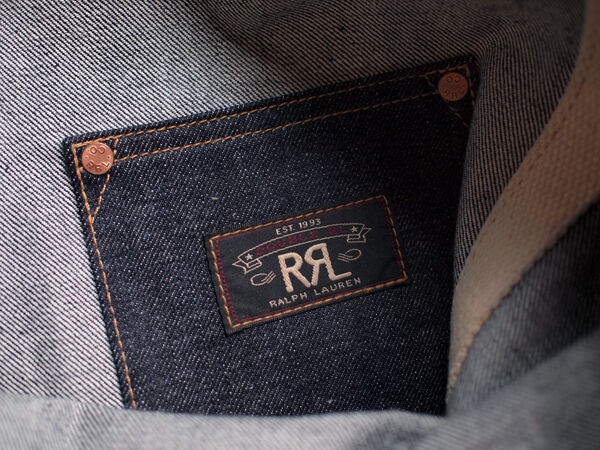 RRL / ダブルアールエル】Indigo Denim Market Tote. 日本製インディゴ