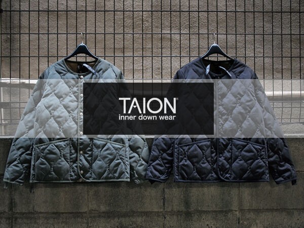 TAION / タイオン】Military Crewneck Down Jacket. ダウン専業 ...