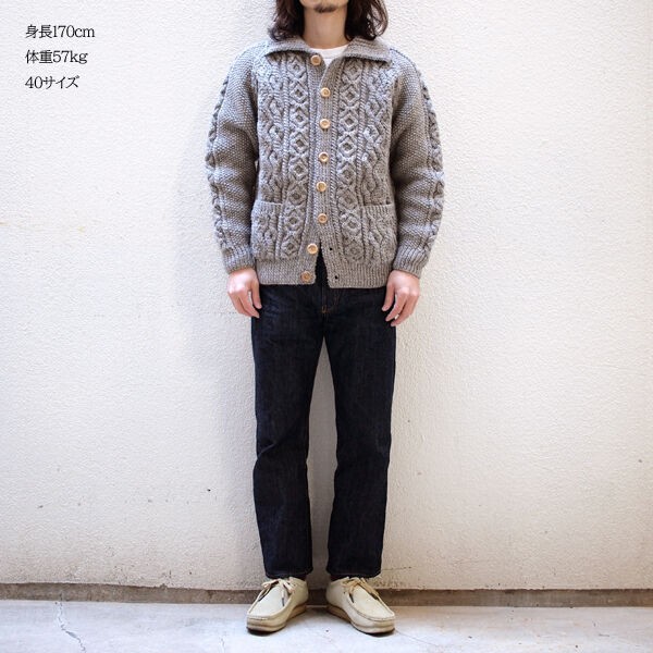 旬を迎えるインバーアランのサイズ感について【INVERALLAN】3A Lumber Cardigan 