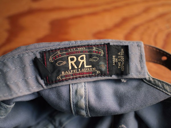 USA製ダブルアールエルキャップRRL 90年代made in USA三つ星 RRL DOUBLERL 三ツ星 USA製 キャップ 黒 90s 初期 - メルカリ