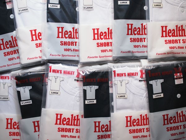 Healthknit / ヘルスニット】#P-906S 1Pack Henley S/S T-Shirt. 永遠