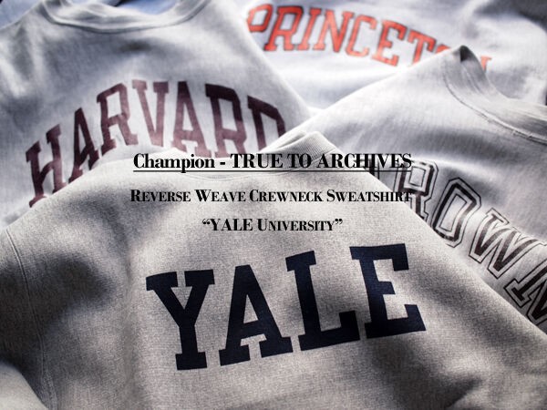 よろしくお願いいたしますChampion リバースウィーブ YALE TRUE TO ARCHIVES