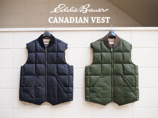 EDDIE BAUER / エディーバウアー】Canadian Vest. 長く語り継がれる