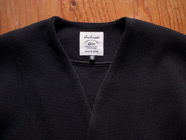 Jackman」QG Cardigan ジャックマン クウォーターゲージ編み