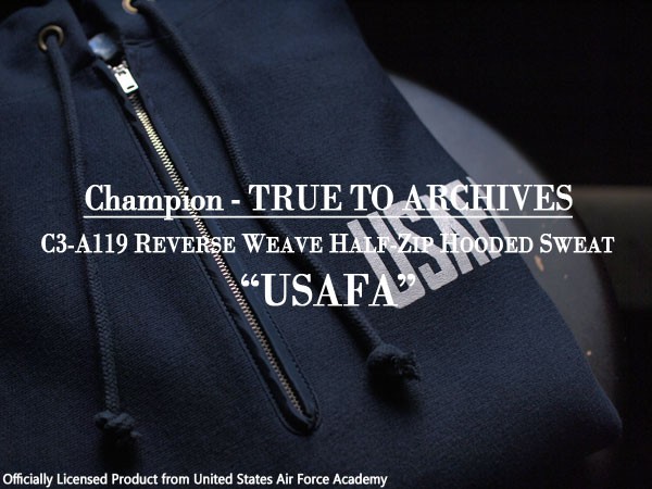 Champion-TRUE TO ARCHIVES】C3-A119 Reverse WeaveⓇ Half-Zip Champion-TRUE TO ARCHIVES】C3-A119 Reverse WeaveⓇ Half-Zip