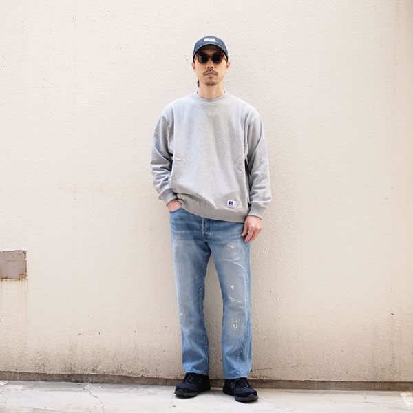 RUSSELL ATHLETIC × BerBerJin】Soft Loop Back Sweat Crew Neck. 原宿
