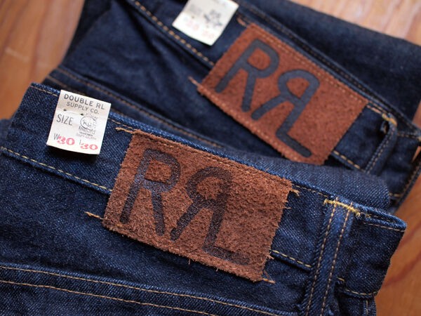 RRL / ダブルアールエル】STRAIGHT LEG ONCE WASHED JEAN